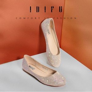 Gold Sparkle Women’s Flats.
